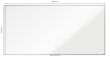Magnetic Whiteboard Nobo Essence Steel 2400x1200mm