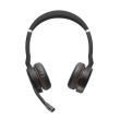 Jabra Evolve 75 SE UC Stereo Wireless Bluetooth Headset, With Charging Stand