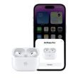 Apple AirPods Pro (2nd Gen) Wireless In-Ear Headphones Earbuds, Balta (MQD83ZM/A)