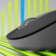 Logitech Signature M650 L Left Wireless Mouse, RF Wireless + Bluetooth, 2000 DPI, Graphite