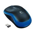 LOGITECH M185 cordless Notebook Mouse USB black blue