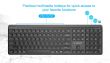 KEYBOARD WRL SLIM 2.4G+BT US/KB-WPS-03 GEMBIRD