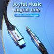 CABLE AUDIO 3.5MM TO USB-C/1M BGKHF VENTION