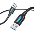 CABLE USB3.0 MALE TO MALE/2M BLACK CONBH VENTION