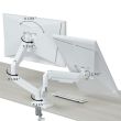 DISPLAY ACC MOUNTING ARM/DBL 17-32" MA-DA2-06-W GEMBIRD