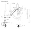 DISPLAY ACC MOUNTING ARM/17-32" MA-DA1P-02 GEMBIRD