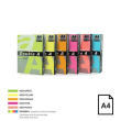 Color Neon paper Double A, 75g, A4, 500 sheets, Rainbow 4, 5 Neon Colors