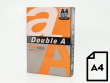 Colour paper Double A, 80g, A4, 500 sheets, Saffron
