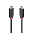 CABLE USB4 240W TYPE C 1M/BLACK LINE 37001 LINDY