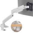 MONITOR ACC DESK MOUNT/13-32" BLK/WHT G80-BW ONKRON