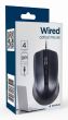 MOUSE USB OPTICAL BLACK/MUS-4B-01L GEMBIRD