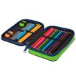 Double decker school pencil case with equipment CoolPack Jumper 2 Monster Team