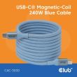 CABLE USB-C TO USB-C 2M/MAGNETIC BLUE CAC-3030 CLUB3D