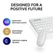 KEYBOARD +MOUSE COMBO PEBBLE 2/WHITE 920-012240 LOGITECH
