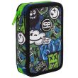 Double decker school pencil case with equipment CoolPack Jumper 2 Monster Team