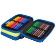 Triple decker pencil case with equipment CoolPack Jumper 3 ATLANTIS