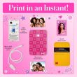 Barbie x Kodak STEP Slim Instant Mobile Photo printer Colour ZINK 2x3'' 1ppm, Bluetooth, Pink