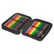 Double decker school pencil case with equipment CoolPack Jumper XL Let's Gol