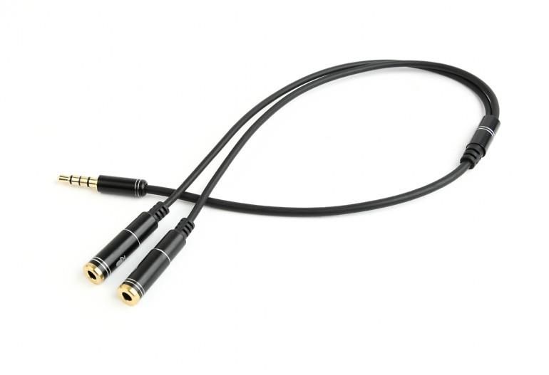 CABLE AUDIO 3.5MM 4-PIN TO/3.5MM S+MIC CCA-417M GEMBIRD