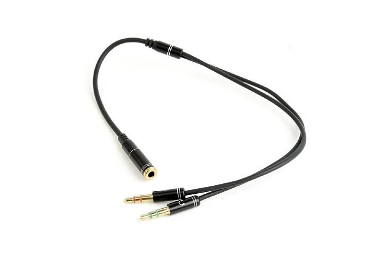 CABLE AUDIO 3.5MM SOCKET TO/2X3.5MM PLUG CCA-418M GEMBIRD