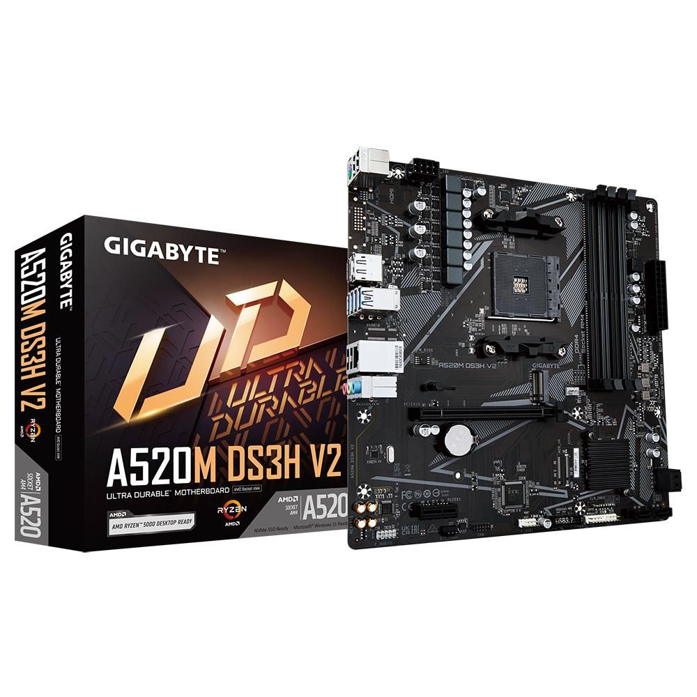 GIGABYTE AMD A520 SAM4 Micro-ATX