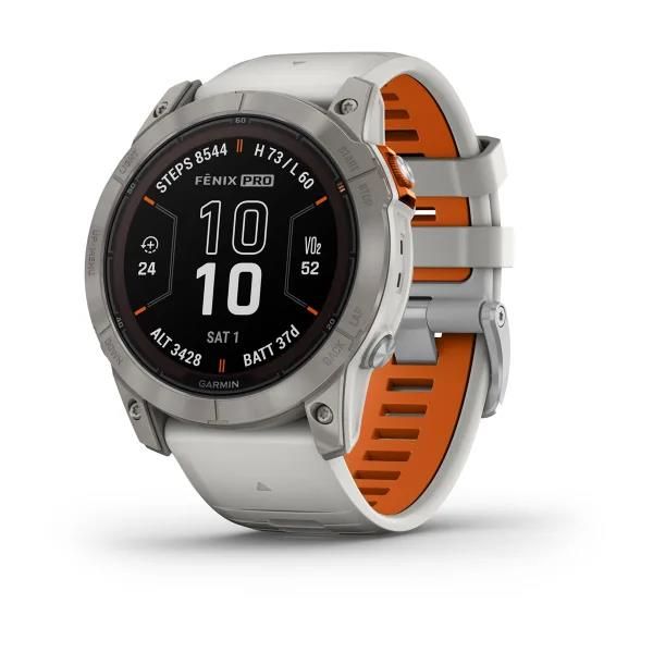 SMARTWATCH FENIX 7X PRO SOLAR/GRY/ORANGE 010-02778-15 GARMIN