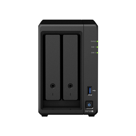 Synology Tower NAS DS720+ up to 2 HDD/SSD Hot-Swap