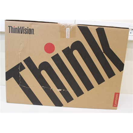 SALE OUT. Lenovo ThinkVision T24i-30 23.8 1920x1080/16:9/250 nits/DP/HDMI/USB/Black/ DAMAGED PACKAGI