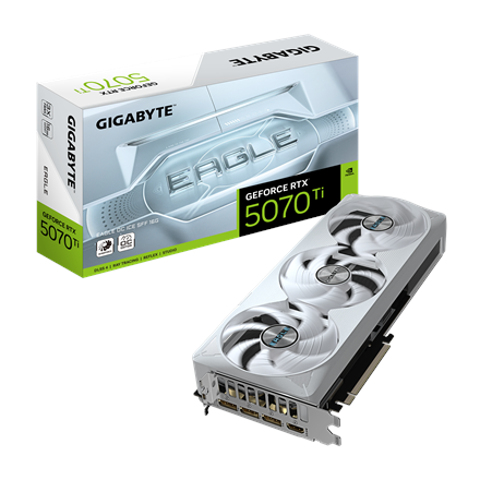 Gigabyte GeForce RTX 5070 Ti EAGLE OC ICE SFF 16G | NVIDIA | 16 GB | GeForce RTX 5070 Ti | GDDR7 | H