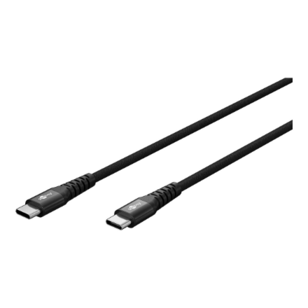 Goobay USB-C Supersoft Textile Cable with Metal Plugs | 73954