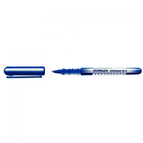 STANGER Rollerball Solid Inkliner 0.5 mm, blue, Box 10 pcs. 7420002
