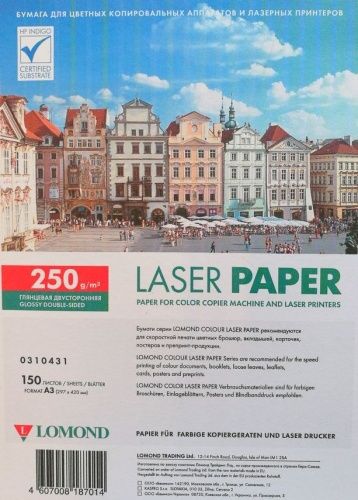 Lomond CLC Paper for laser printers Glossy 250 g/m2 A3, 150 sheets