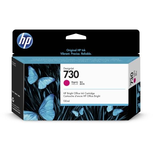 HP 730 (P2V63A) Ink Cartridge, Magenta