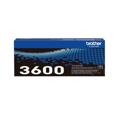 Brother TN-3600 (TN3600) Toner Cartridge, Black