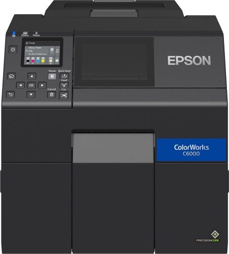 Epson ColorWorks C6000Ae (BK) Industrial Label Printer Inkjet Colour 119 mm/sec USB LAN