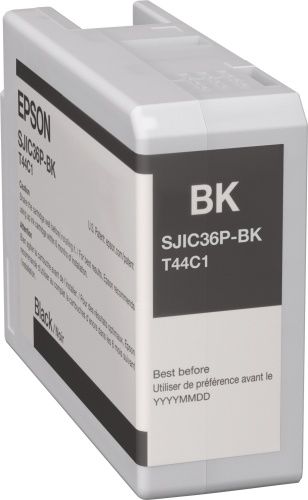 Epson SJIC36P(K) (C13T44C140) Ink Cartridge, Black