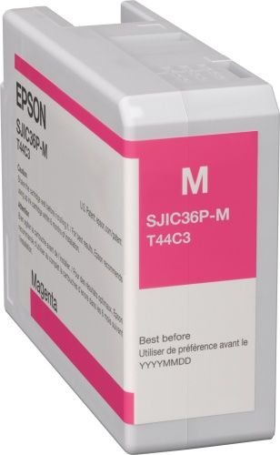 Epson SJIC36P(M) (C13T44C340) Ink Cartridge, Magenta