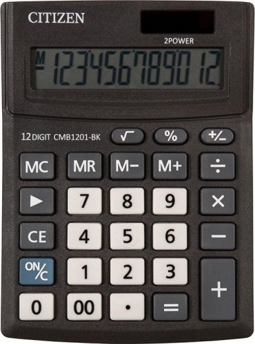 CITIZEN Desktop Calculator Business Line CMB1201-BK