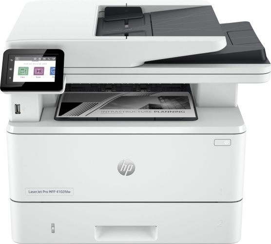 HP LaserJet Pro 4102fdw Printer laser MFP B/W A4 40ppm LAN Wi-Fi USB Bluetooth