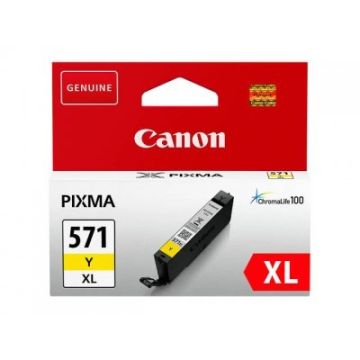 Canon CLI-571XL Y (0334C001) Ink Cartridge, Yellow