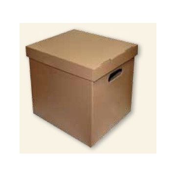 Archive box SMLT, 360x290x350mm, brown, removable cover