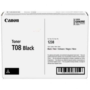Canon T08 (3010C006) Toner Cartridge, Black