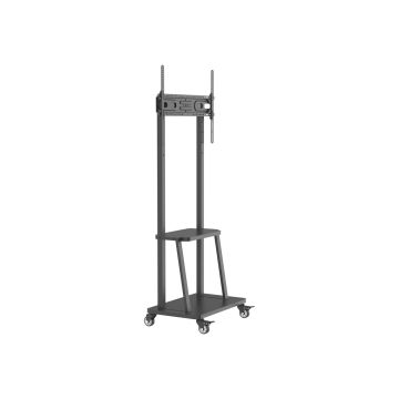 TECHLY Floor Stand with Shelf for 32-70i