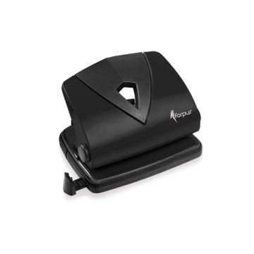 Forpus Punch hole, black, up to 30 sheets, metal 1101-022