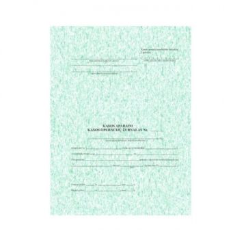 Journal of Cashier Operations EKA, A4, Vertical (74)  0720-031