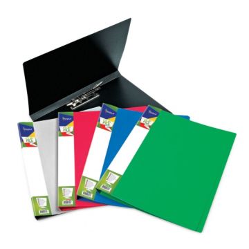 Folder with clamp Forpus Premier, A4, plastic, blue 0817-102