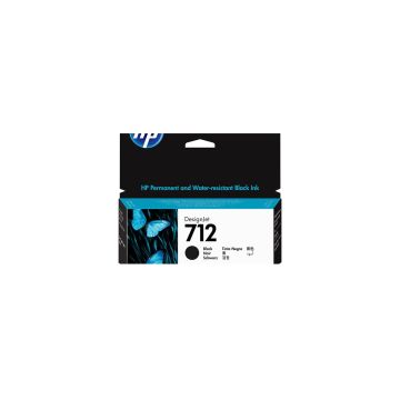 HP 712 38-ml Black DesignJet Ink