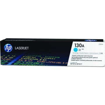 HP 130A (CF351A) Toner Cartridge, Cyan