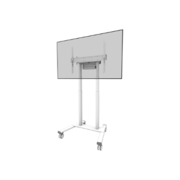 Neomounts Floor stand FL55-875WH1 TV trolley Adjustable Height 55-100"