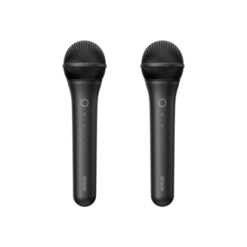Epson Wireless Karaoke Microphone Pair ELPKM01